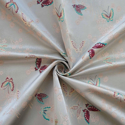 Butterfly Jacquard Brocade Fabric: Japanese Style Damask (By The Meter)