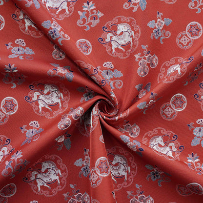 Auspicious Floral Brocade Fabric - Chinese Qipao Cheongsam Material