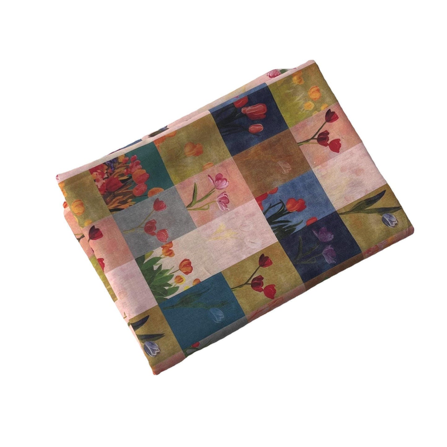 Floral Cotton Fabric: 1940s Style Print, 58" Wide, Quilting Sewing