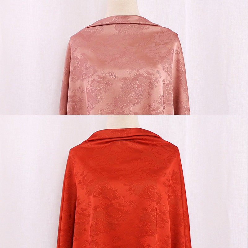 Jacquard Satin Fabric: 59" Wide Upholstery, Costume, Decor