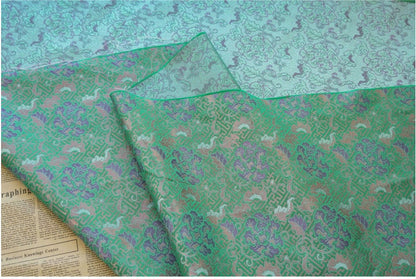 Tissu brocart jacquard à motif floral : motif vase chinois, 150 cm de large
