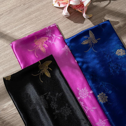 Butterfly Brocade Fabric: 55" Gold Rose Emperor Tibetan Style