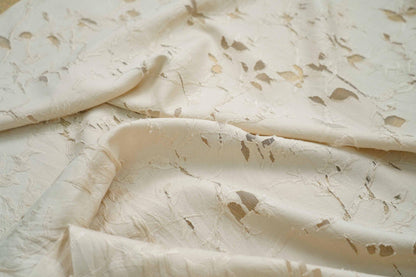 Flower Gauze Jacquard Fabric: Sheer Upholstery, Curtain Sewing Fabric (By Meter)