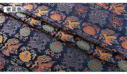 Dragon Brocade Fabric: 58"W Rayon Cheongsam Qipao Material