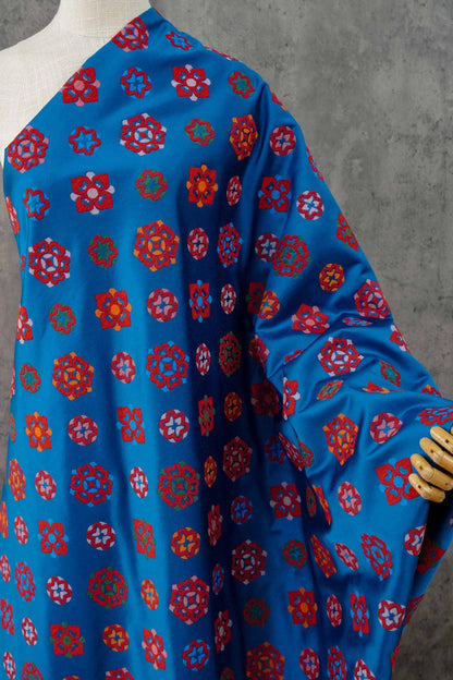 Floral Brocade Fabric ��� Bao Xiang Style Sewing Materi" Wide