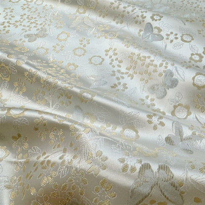 Tissu brocart jacquard à motif floral : mélange de rayonne de 150 cm de large pour la couture et le rembourrage
