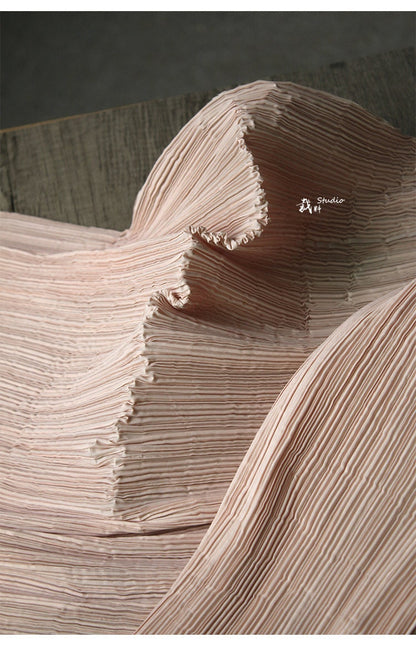 59"W Pleated Crepe Fabric: DIY Wedding & Event Decor