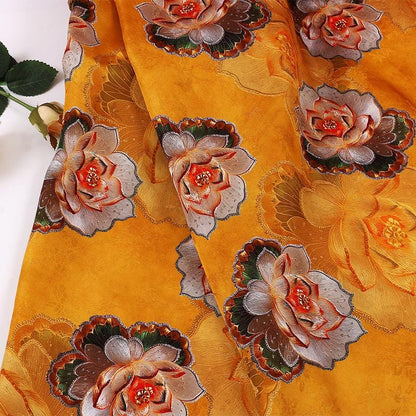 Tissu Shantung en viscose : 100 % rayonne, largeur 147 cm (58 po) - Couture, costumes, décoration