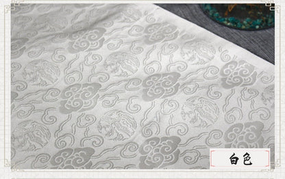 Cloud Brocade Fabric: Silk Rayon Jacquard, Costume Dress Material