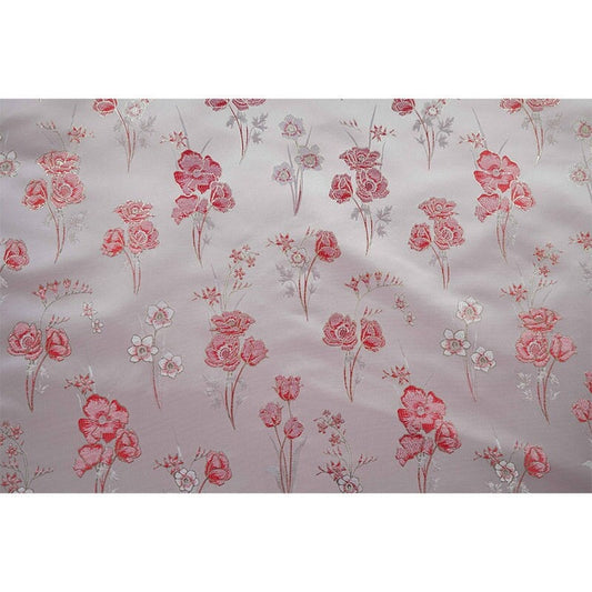 Tissu brocart jacquard à motifs floraux : 150 cm de large, mélange de rayonne, pour la couture