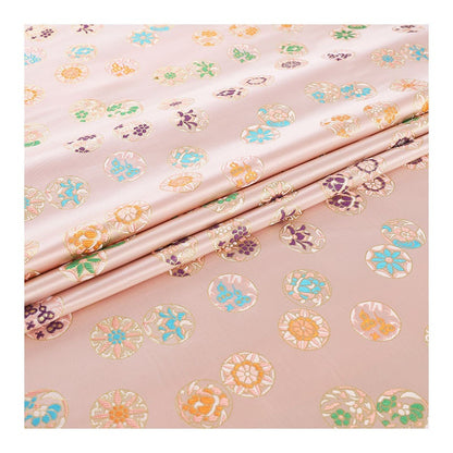 Floral Silk Brocade Fabric: 57"W Rayon Damask, Sewing Material