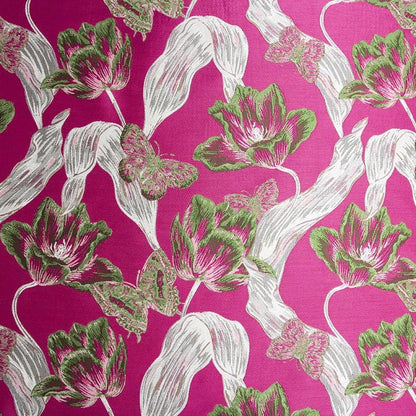 Floral Jacquard Woven Fabric: Embossed Flower Pattern, 59" Wide