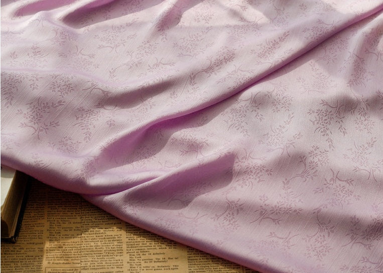 Tissu mousseline jacquard Tencel : infroissable, bleu turquoise, matériau de couture