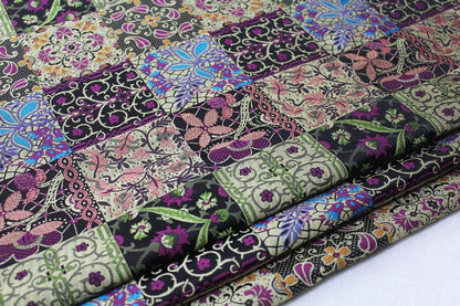 Patchwork Brocade Fabric: Mongolian Tibetan Gown Material, 29"W