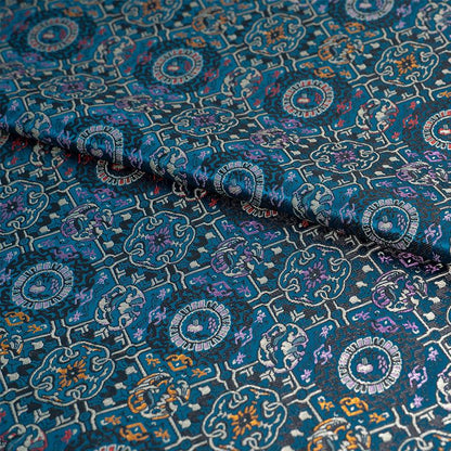 Tissu de brocart de soie Song Dunhuang : Matière pour robe tibétaine Cheongsam