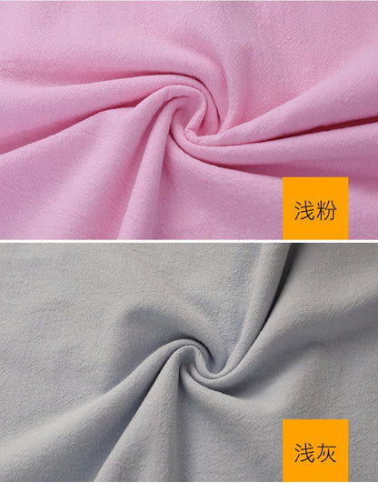 Softened Linen Cotton Blend Fabric: 55"W Stonewashed Quilting Material