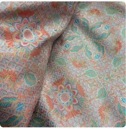 Tissu brocart de soie jacquard Nishijin Ori : costume de mariage japonais, draperie (59 pouces de large)