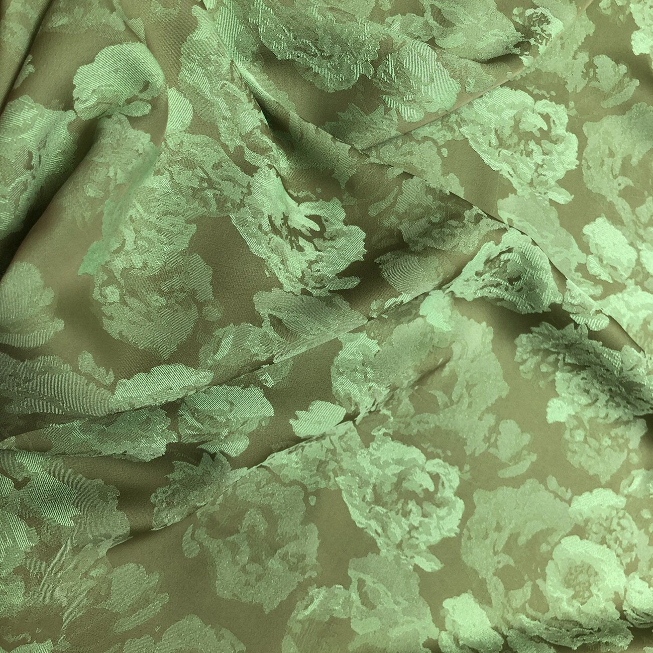 Tissu damassé jacquard à motifs floraux : matériau d'ameublement double face de 150 cm (59 po)