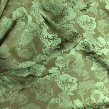 Tissu damassé jacquard à motifs floraux : matériau d'ameublement double face de 150 cm (59 po)