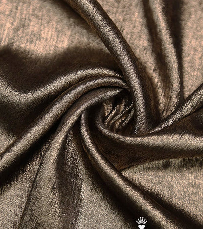 Metallic Foil Chiffon Fabric: 57" Wide Designer Knit Sewing Material