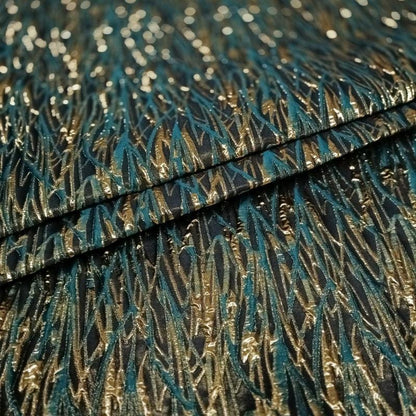 Metallic 3D Texture Jacquard Fabric: 56" Wide Polyester Blend