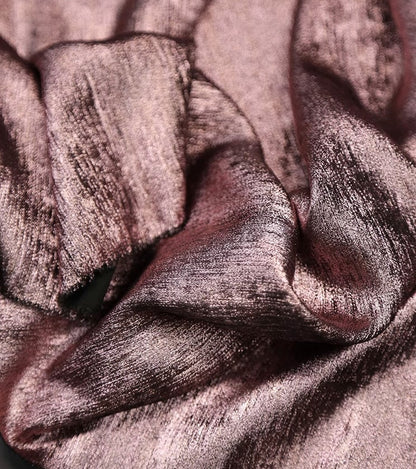 Metallic Foil Chiffon Fabric: 57" Wide Designer Knit Sewing Material