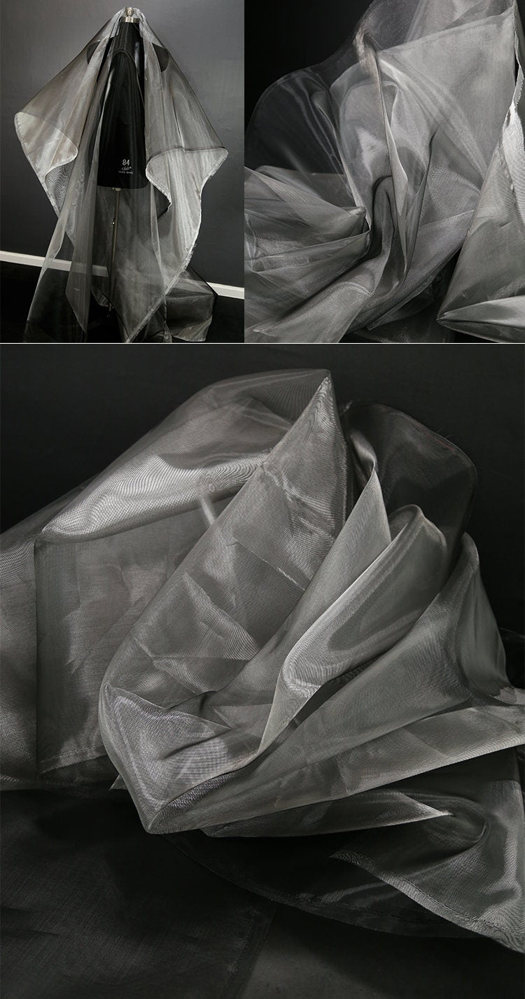Metallic Two-Tone Stiff Organza Fabric - 54" Wide - Designer Crafts