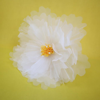 Gradient Peony Wedding Decor: Floral Centerpiece, Photo Booth Backdrop