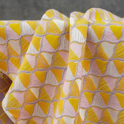 Fashion Geometric Fish Scale Jacquard Decorative Fabric ��� Quilting & Crafting Materi" Wide