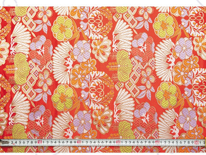 Tissu Jacquard Nishijin Ori : Brocart de mariage japonais en mélange de soie