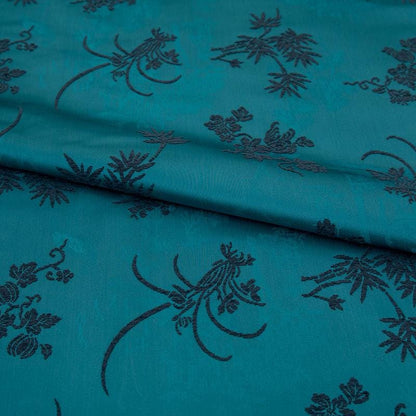 Jacquard Velvet Satin Fabric: Japanese Wedding Drapery, 58"W - By The Meter