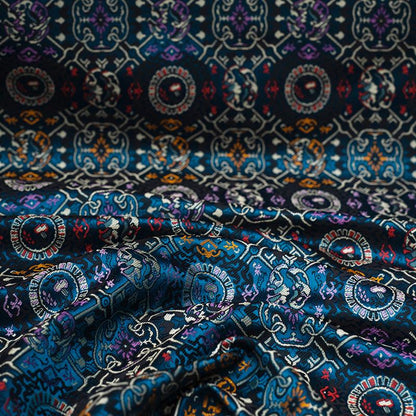 Tissu de brocart de soie Song Dunhuang : Matière pour robe tibétaine Cheongsam