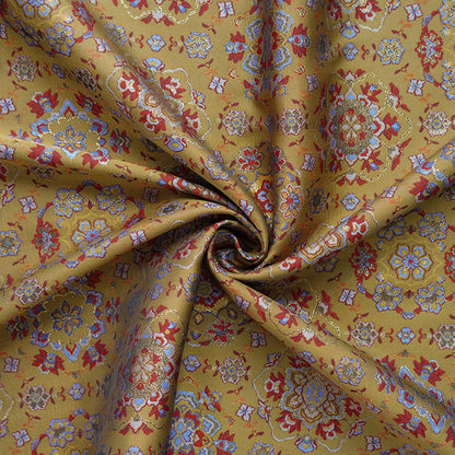 Tissu jacquard à fils d'or : tissu Dunhuang tissé et gaufré, 150 cm de large