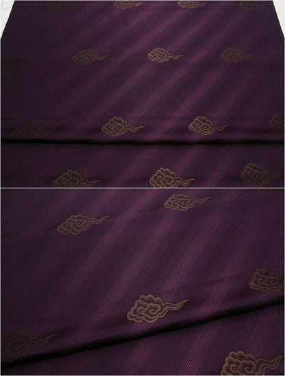 Cloud Brocade Fabric: Silk Rayon Jacquard, Costume Dress Material