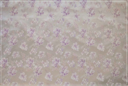Floral Brocade Rayon Fabric: Chinese Cheongsam Sewing Material