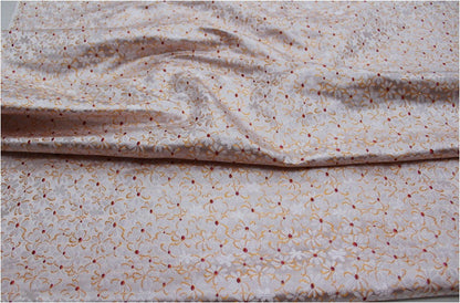 Tissu brocart à marguerites : mélange de soie et de rayonne pour cheongsam et qipao chinois
