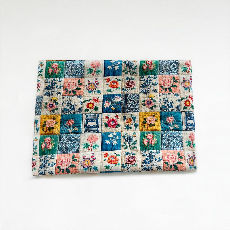 Floral Print Cotton Fabric: Quilting, Patchwork Material (55" Wide)