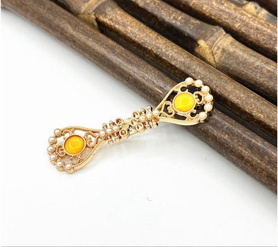 Metal Frog Buttons: Cheongsam Chinese Knot Closures