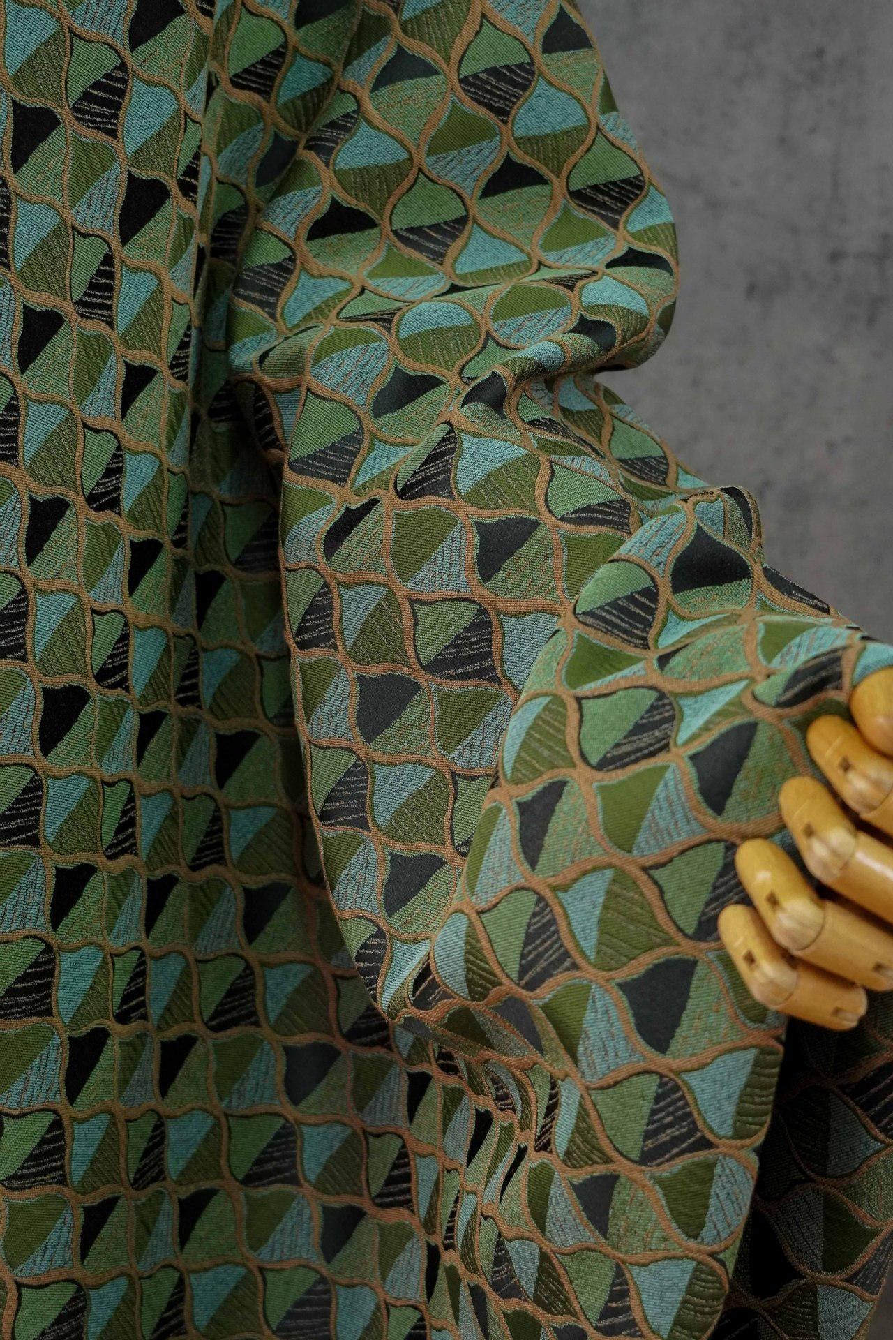 Fashion Geometric Fish Scale Jacquard Decorative Fabric ��� Quilting & Crafting Materi" Wide