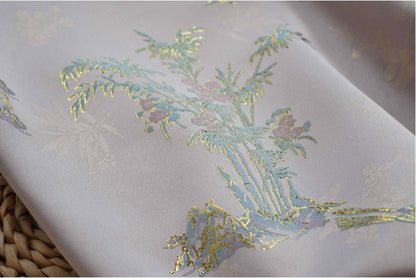 Gold Thread Jacquard Fabric: 3D Texture Upholstery, Costume, Decor - 59"W
