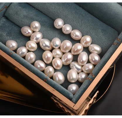 Perles de riz d'eau douce de 7,5 à 8 mm : bijoux DIY à haute brillance