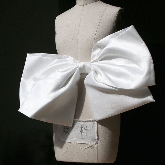 Ceinture de robe de mariée en organza : grand nœud, accessoire de créateur à faire soi-même
