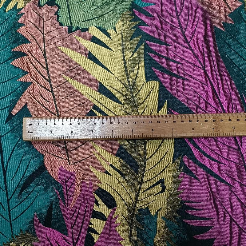 Tissu jacquard à plumes : matelassage texturé 3D, pour la couture d’ameublement, largeur 140 cm