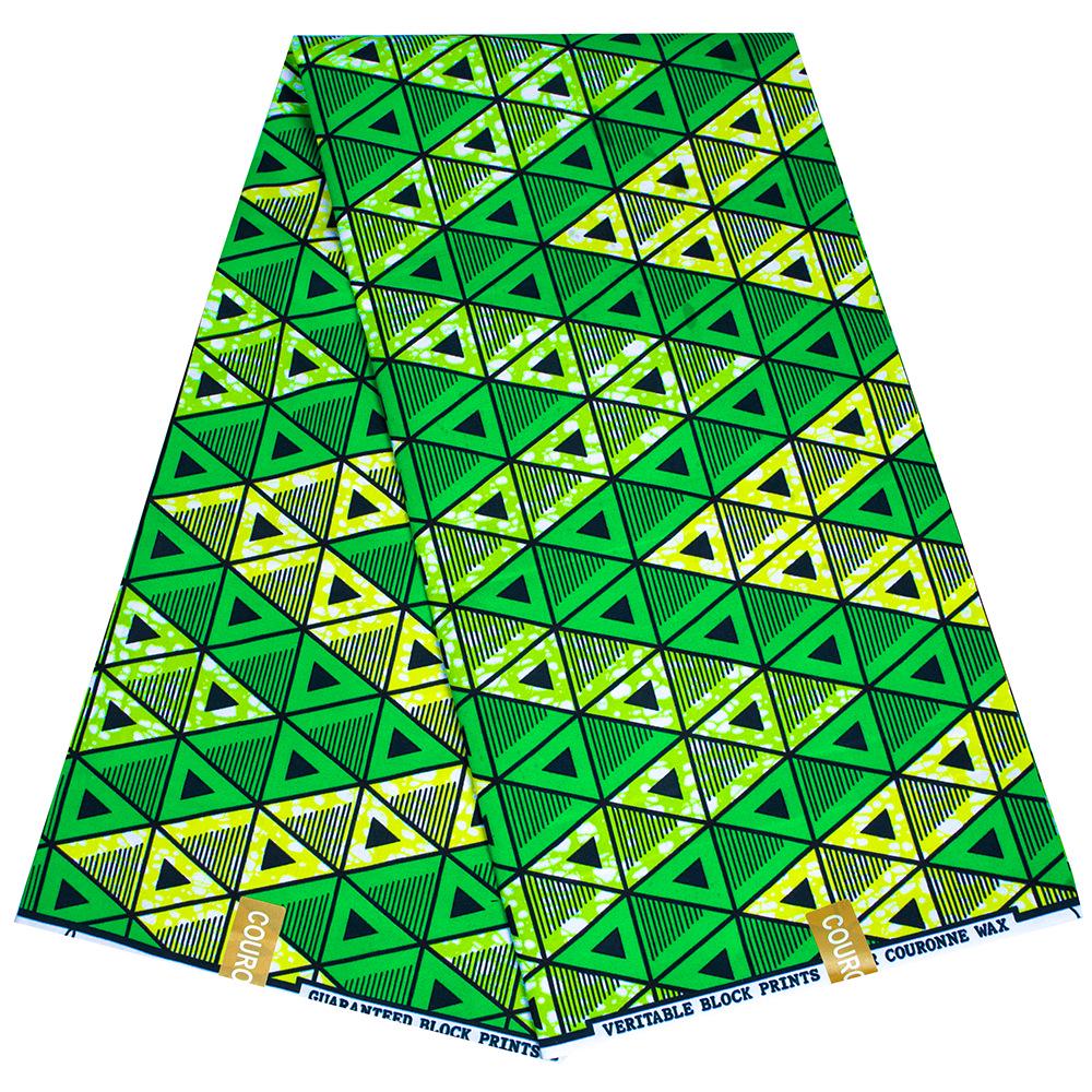 African Ankara Wax Print Fabric: Vibrant Colors, 6 Yards