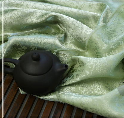 Dragon Jacquard Satin Fabric: 47" Wide Chinese Cosplay Costume Material