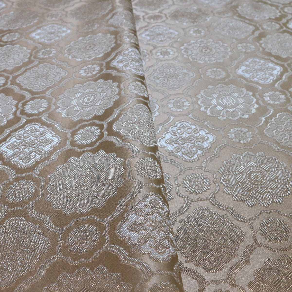Brocade Rayon Fabric: Mongolian Tibetan Gown Sewing Material