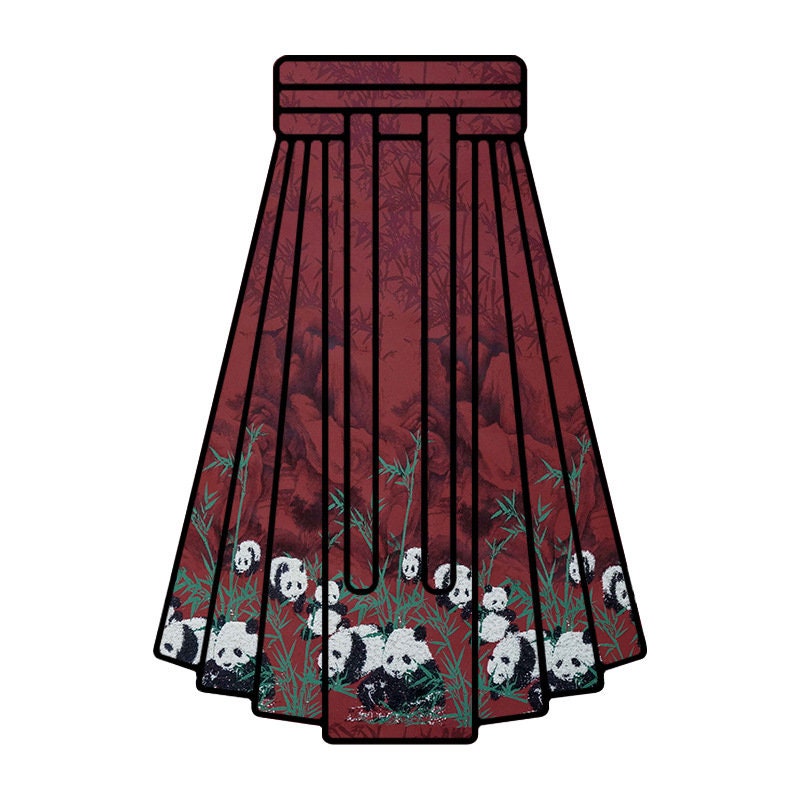 Red Panda Jacquard Fabric: Embossed Upholstery, Costume, Decor - 65"W