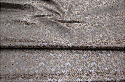 Tissu brocart à marguerites : mélange de soie et de rayonne pour cheongsam et qipao chinois