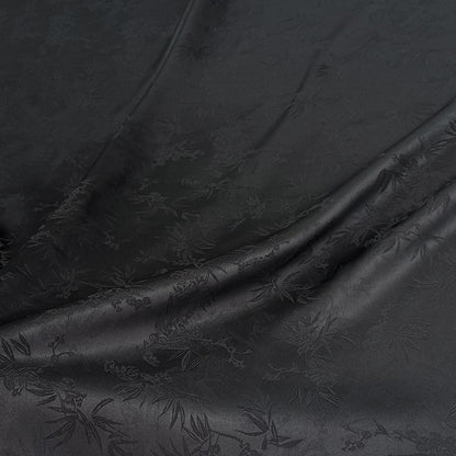 Bamboo Jacquard Satin Damask Fabric: Two-Sided Rayon, 59" Wide