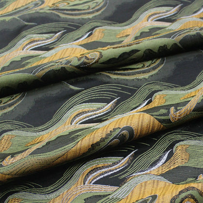 Waves KINRAN Jacquard Fabric: Japanese Style Sewing Material